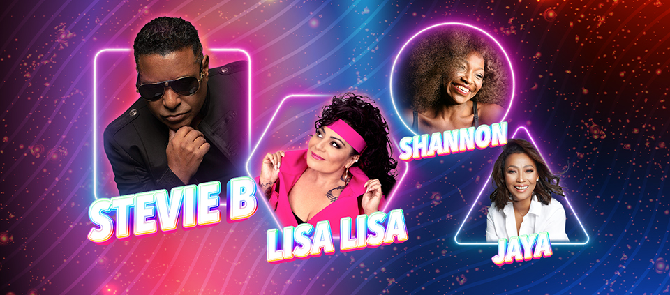 Stevie B with Special Guests Lisa Lisa, Shannon, and Jaya at AVA Amphitheater