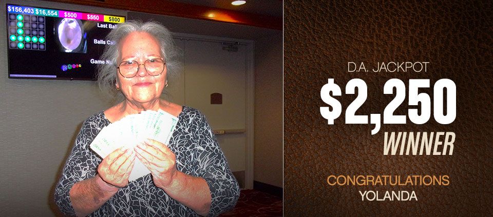 Bingo Winner at Casino Del Sol 